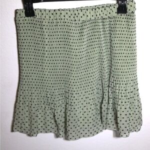 ASOS Green Polka Dot Mini Skirt Size 6